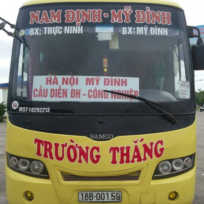  Các Tuyến xe Mỹ Đình - Nam Định
