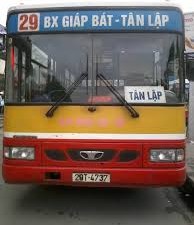 Lộ trình 5 tuyến xe bus từ Bến xe Giáp Bát đến Sân vận động Quốc Gia