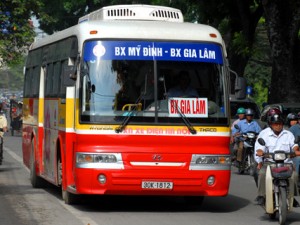 xe bus từ Bến xe Giáp Bát đến Phố Nỉ