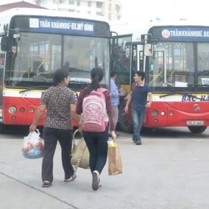 xe bus từ Bến xe Giáp Bát đến ĐH Điện Lực, CĐSP Mẫu giáo Trung ương