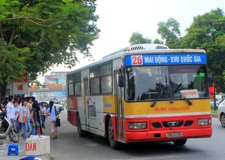 Lộ trình 5 tuyến xe bus từ Bến xe Mỹ Đình đến Cầu Lủ Kim Gia