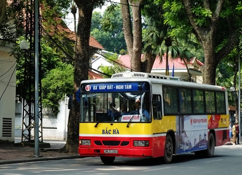 Lộ trình 5 tuyến xe bus từ Bến xe Mỹ Đình đến Phố Nỉ