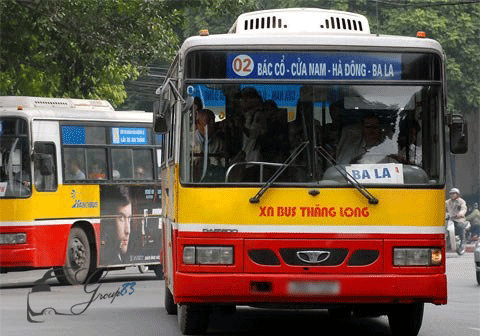 Lộ trình 5 tuyến xe bus từ Bến xe Mỹ Đình đến Đại học Công nghệ Giao thông Vận tải